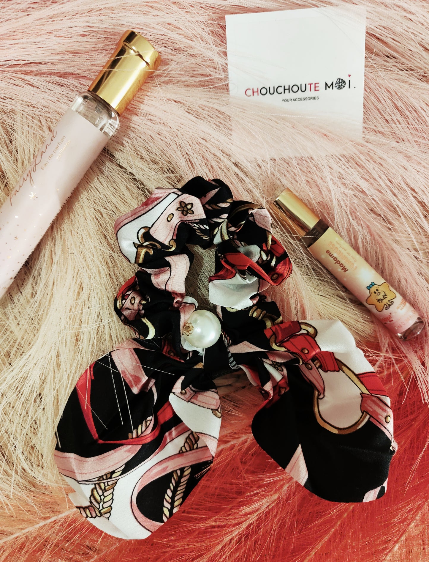 Chouchou Foulard Court Vintage