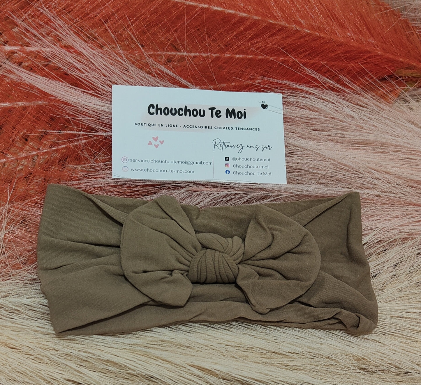 Bandeau avec Noeud pour Cheveux Brownies